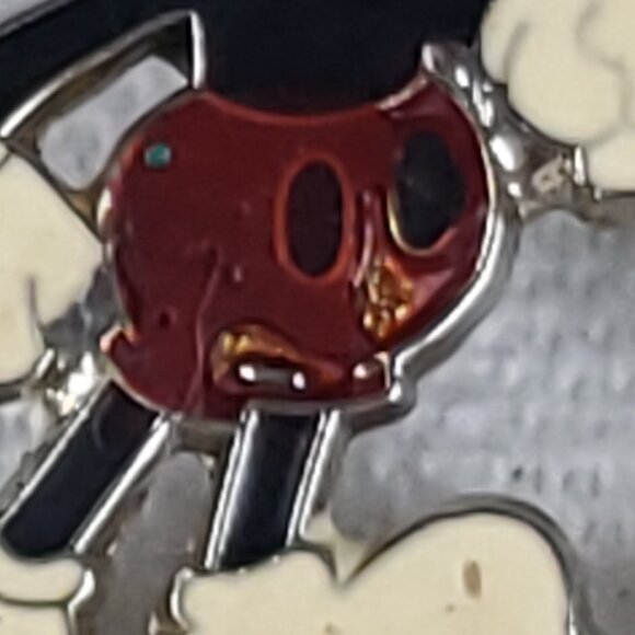 Disney Mickey Mouse Enameled Earrings Vintage - Picture 2 of 9